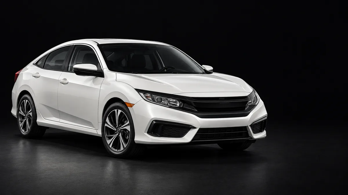 Illustrative rendering of a 2017 HONDA CIVIC