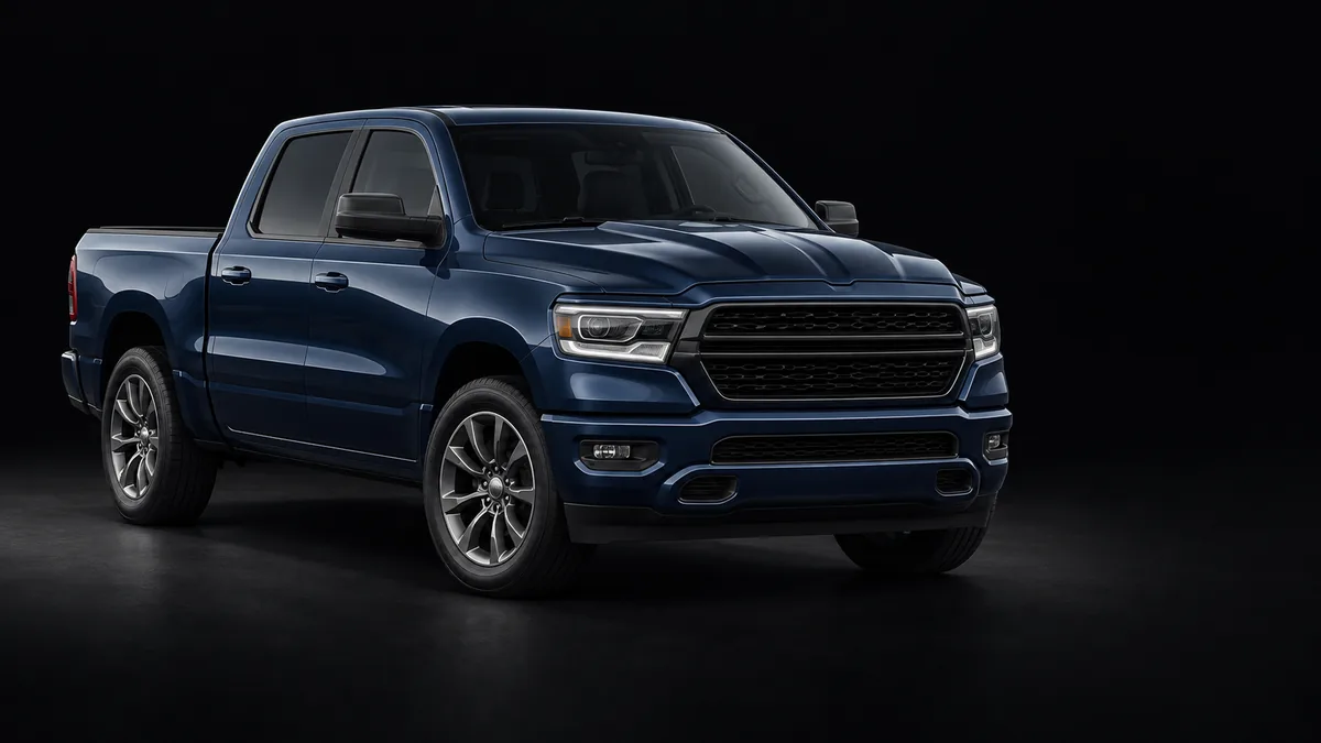Illustrative rendering of a 2016 RAM 1500